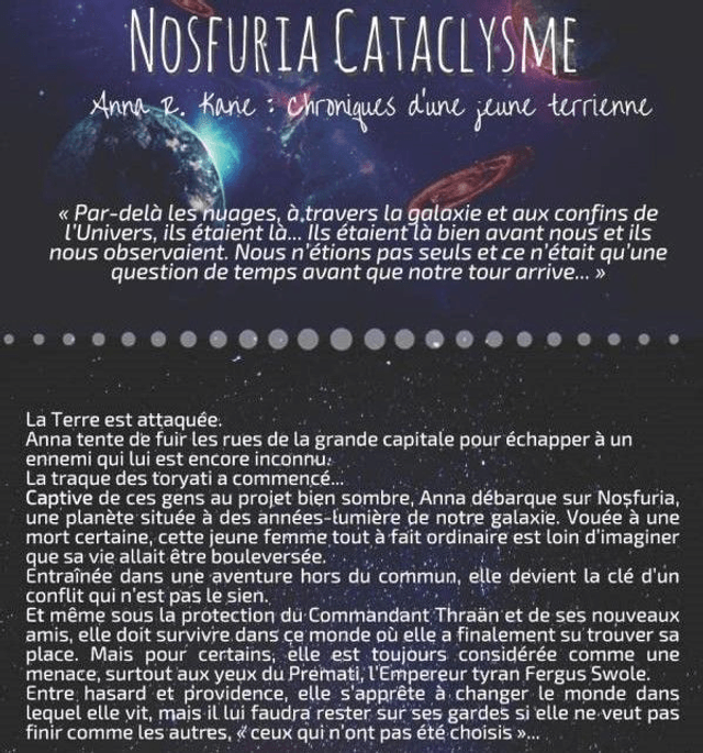 Nosfuria Cataclysme tome 1