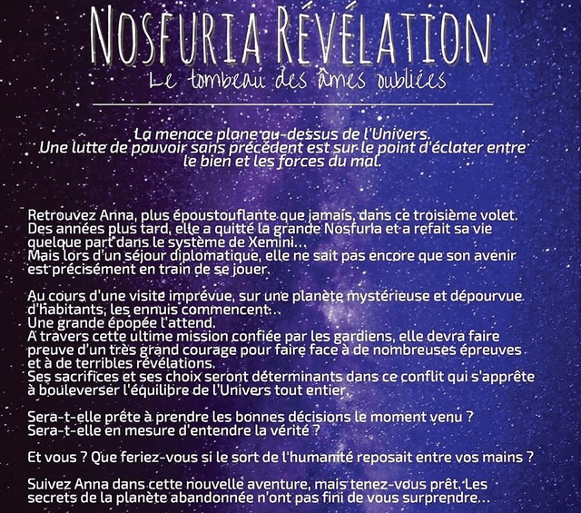 Nosfuria Révélation tome 3 